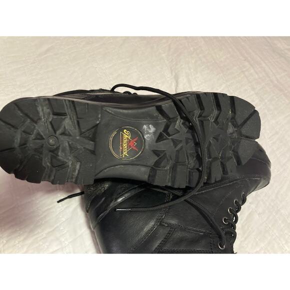 Thorogood Steel Toe Work Boots Men’s 9M Black Leather USA Made main image 11